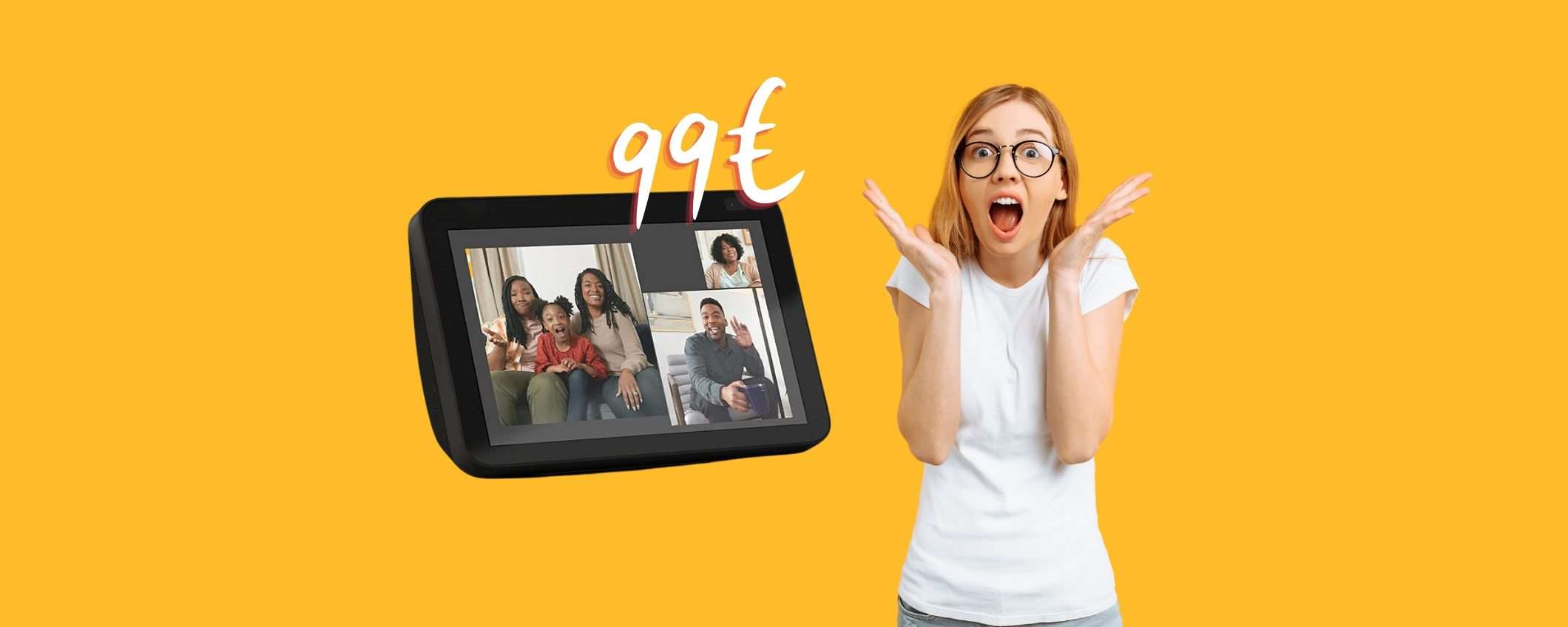 Echo Show 8 a MENO di 100€ è un AFFARE da non perdere (Amazon) Echo Show 8 a MENO di 100€ è un AFFARE da non perdere (Amazon)