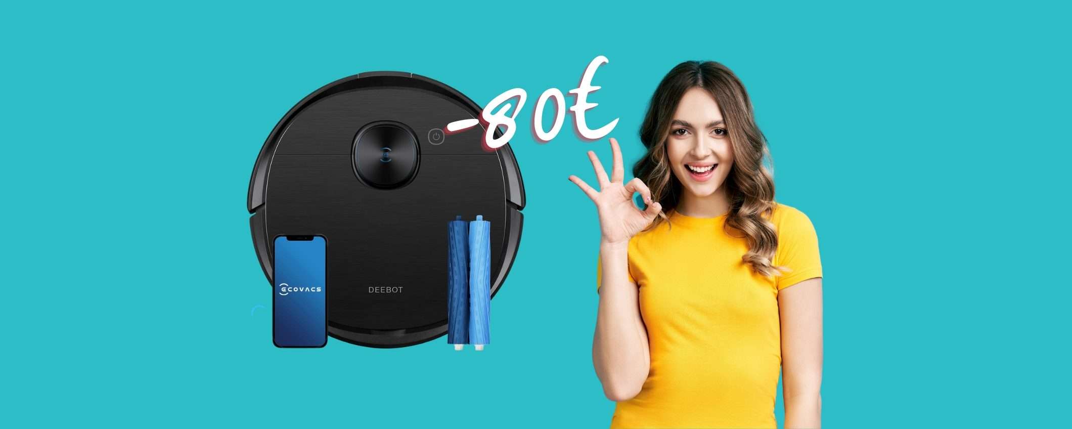 Ecovacs lancia la BOMBA: robot aspirapolvere POTENTE a 80€ in MENO Ecovacs lancia la BOMBA: robot aspirapolvere POTENTE a 80€ in MENO