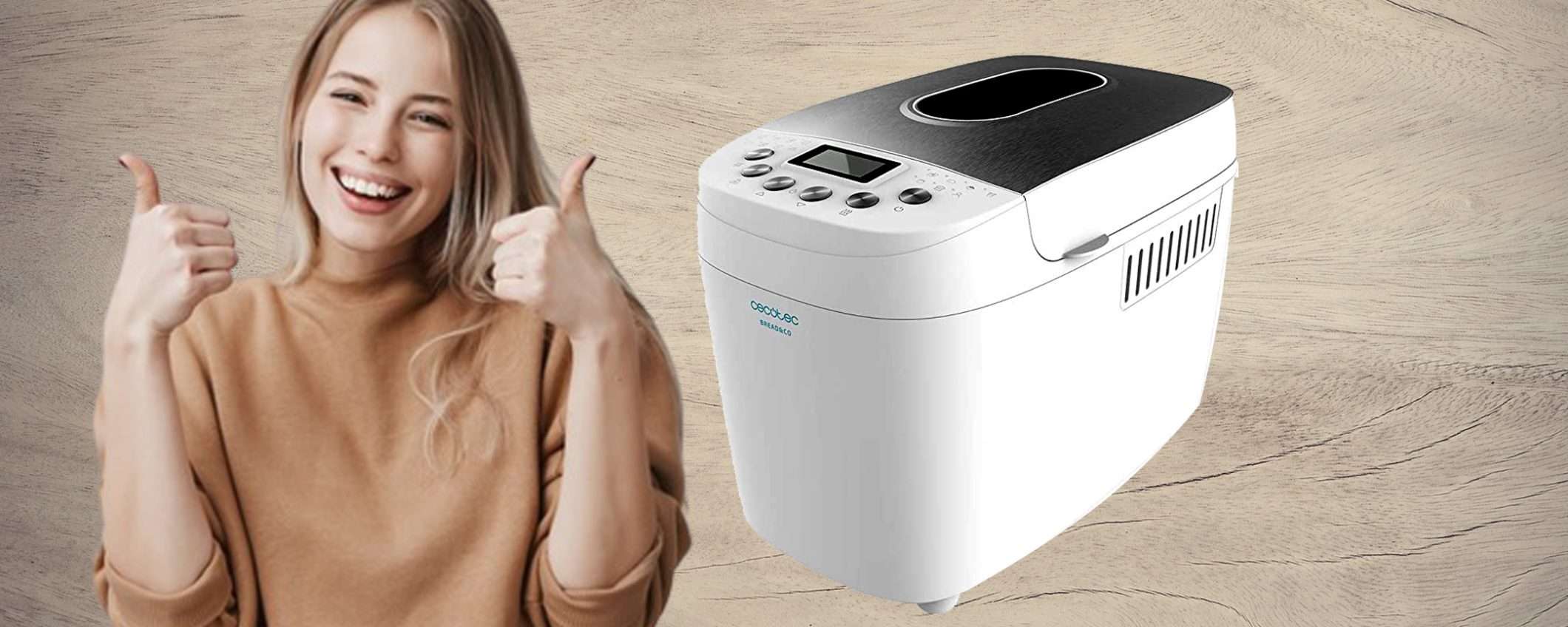 Fantastica macchina del pane con 15 programmi: sconto TOP del 36% Fantastica macchina del pane con 15 programmi: sconto TOP del 36%