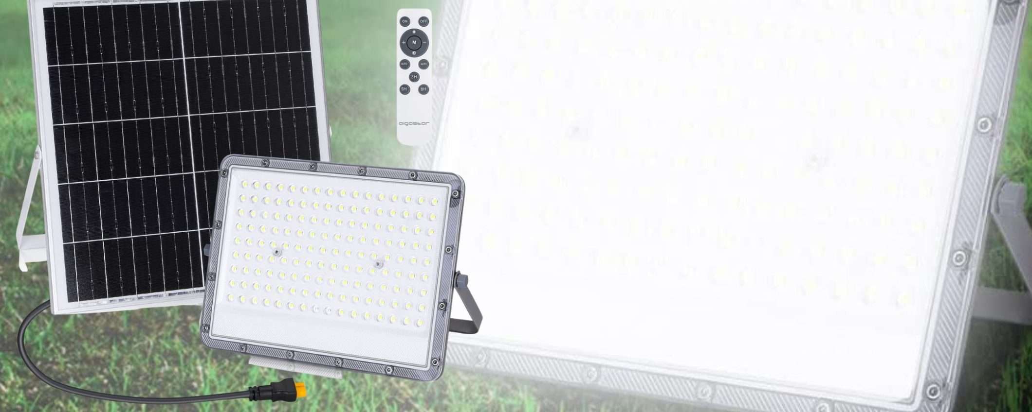 Un faro solare 200W pazzesco a 42€: illumina a giorno, elettricità GRATIS