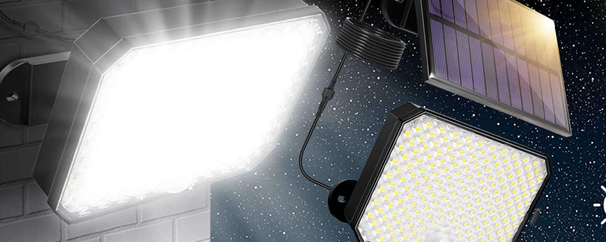 Un faro solare da 190 LED così potente che ABBAGLIA: prezzo ridicolo (15€) Un faro solare da 190 LED così potente che ABBAGLIA: prezzo ridicolo (15€)
