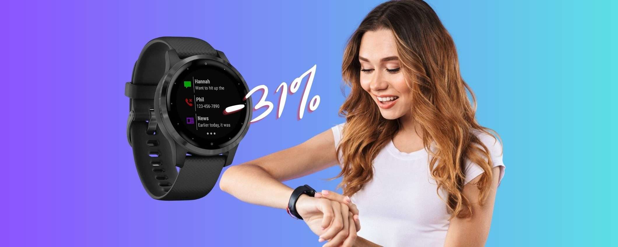 Garmin Vivoactive 4S: prezzo da CAPOGIRO su Amazon (-31%) Garmin Vivoactive 4S: prezzo da CAPOGIRO su Amazon (-31%)