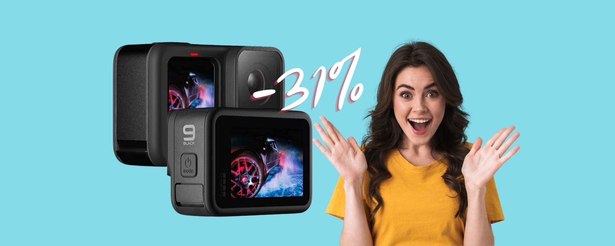GoPro HERO9 su Amazon a un PREZZO da SVENIMENTO (-31%) GoPro HERO9 su Amazon a un PREZZO da SVENIMENTO (-31%)