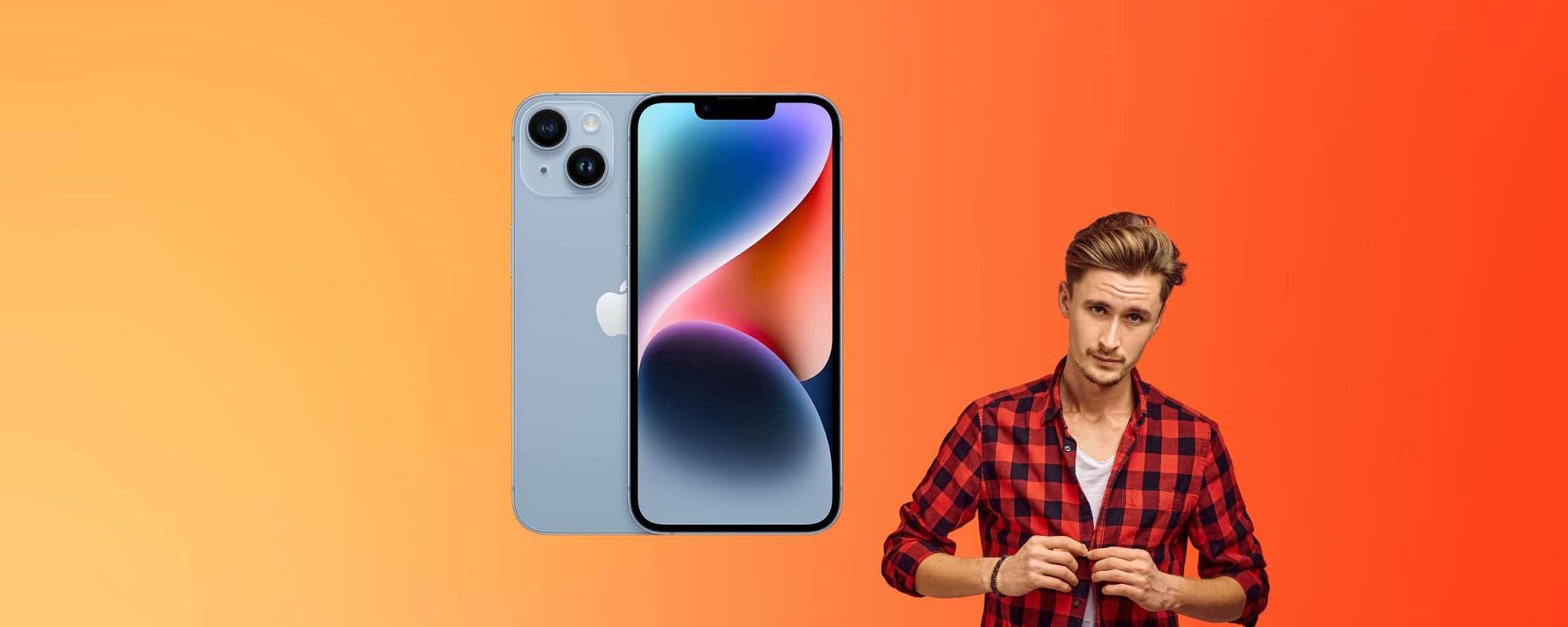 iPhone 14: oggi è il giorno giusto, ecco l'offerta Amazon che aspettavi iPhone 14: oggi è il giorno giusto, ecco l'offerta Amazon che aspettavi