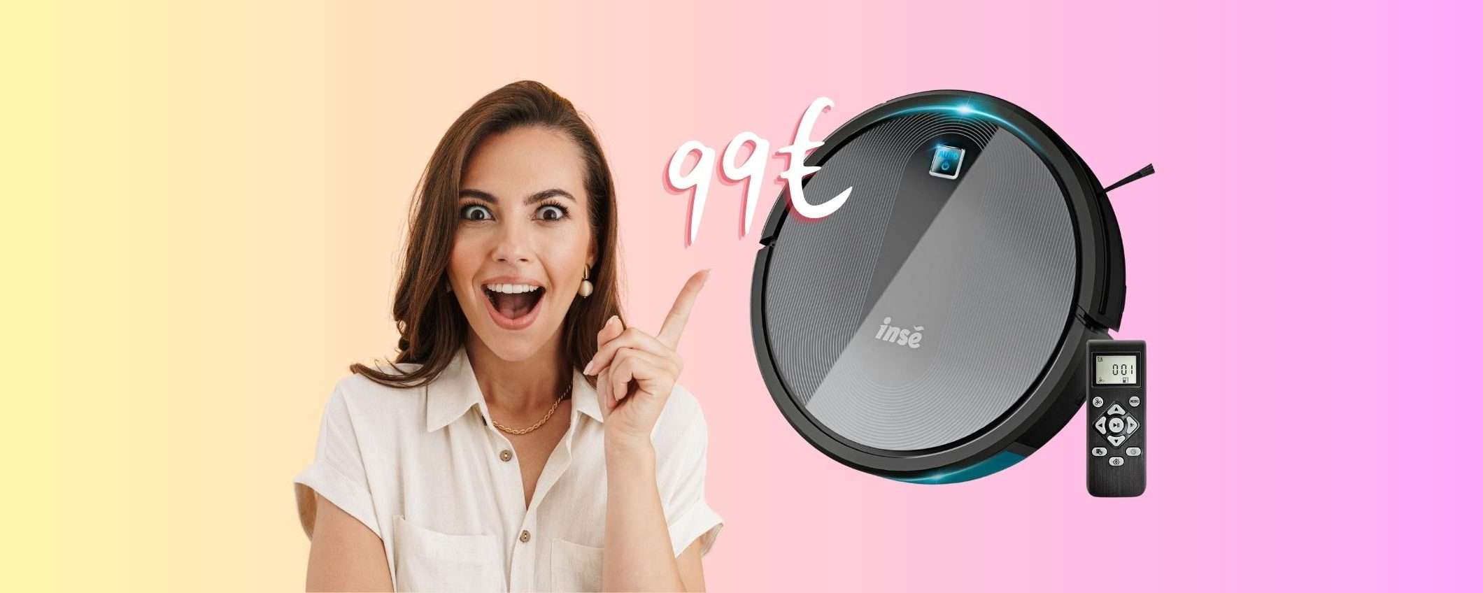 INSE: il robot aspirapolvere POTENTISSIMO a meno di 100€ su Amazon INSE: il robot aspirapolvere POTENTISSIMO a meno di 100€ su Amazon