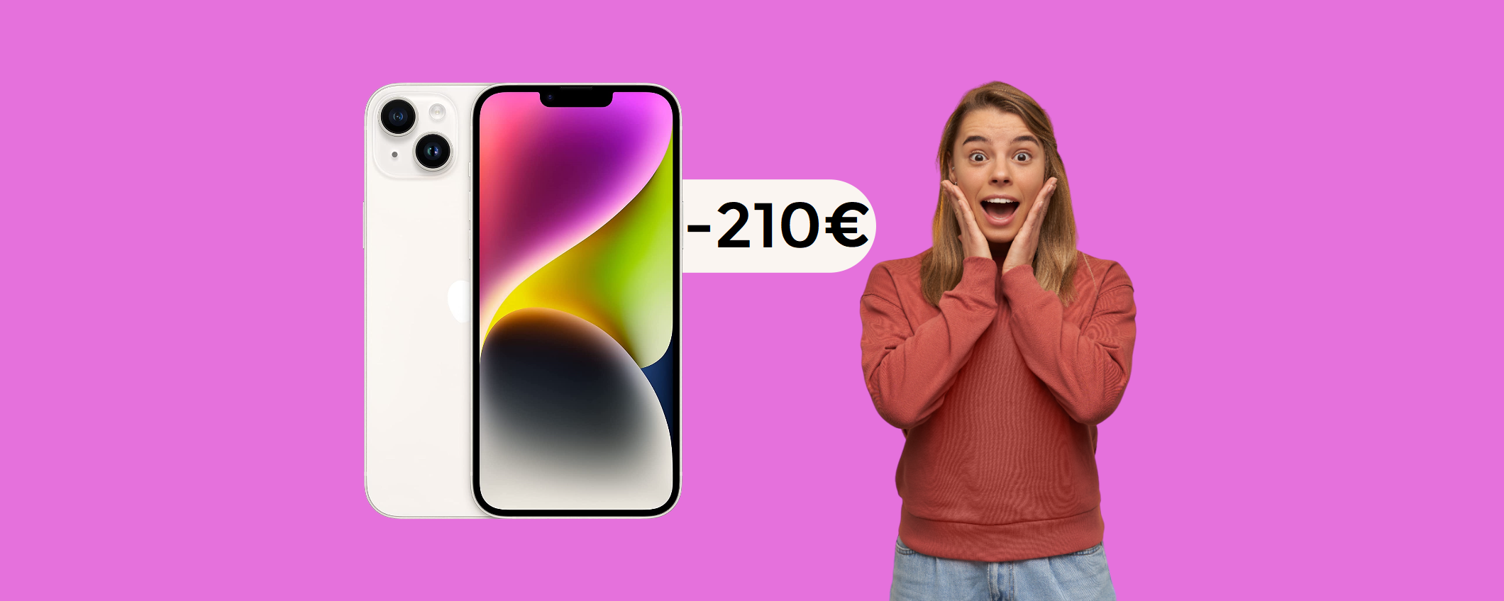 iPhone 14 Plus: best buy del giorno con questo SCONTO Amazon (-210€)