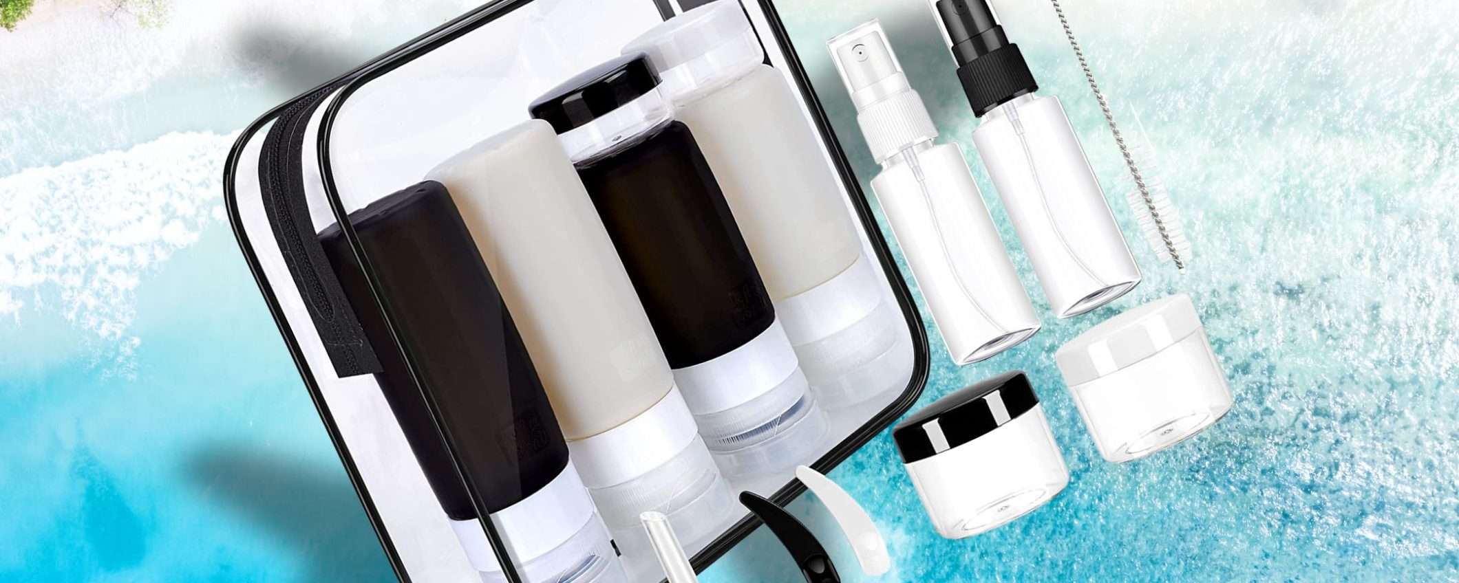 Liquidi in aereo NO PROBLEM: il kit per non buttarli all'imbarco (16 pz a 16€) Liquidi in aereo NO PROBLEM: il kit per non buttarli all'imbarco (16 pz a 16€)