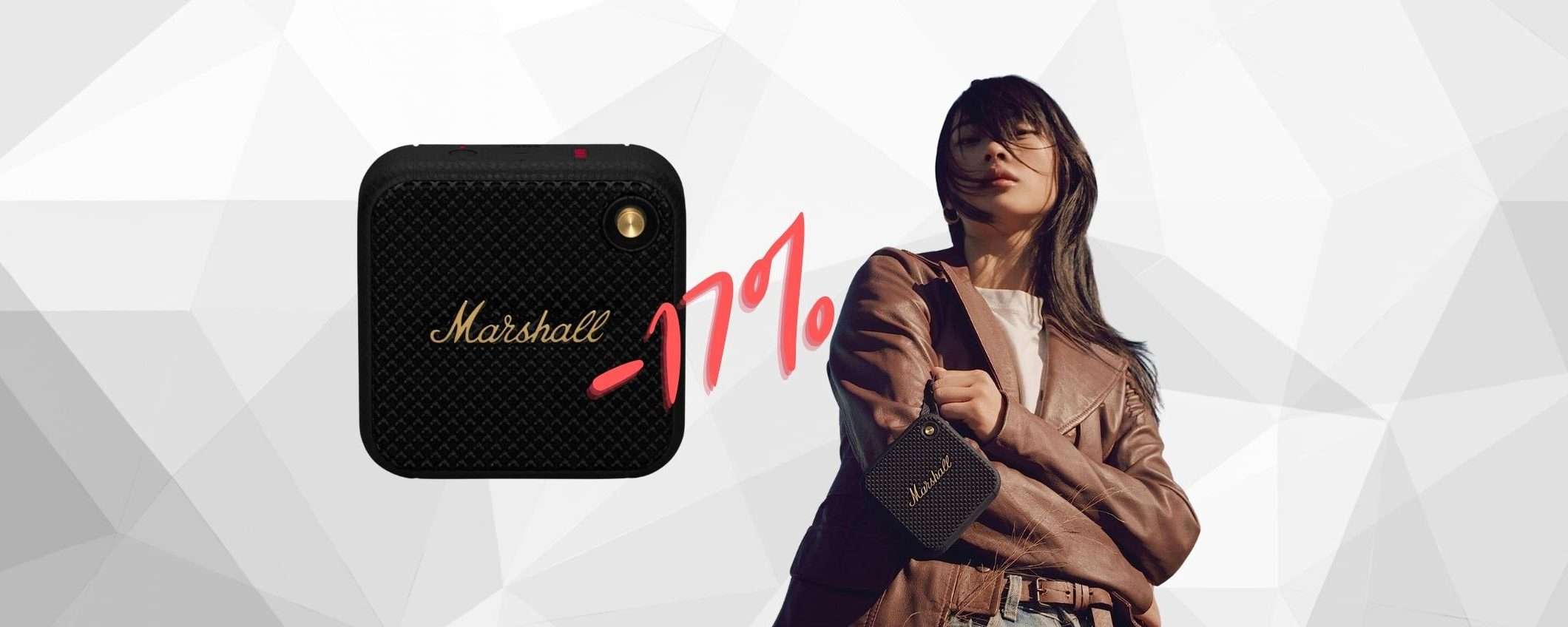 Marshall Willen: lo speaker wireless più bello al MINIMO STORICO Marshall Willen: lo speaker wireless più bello al MINIMO STORICO