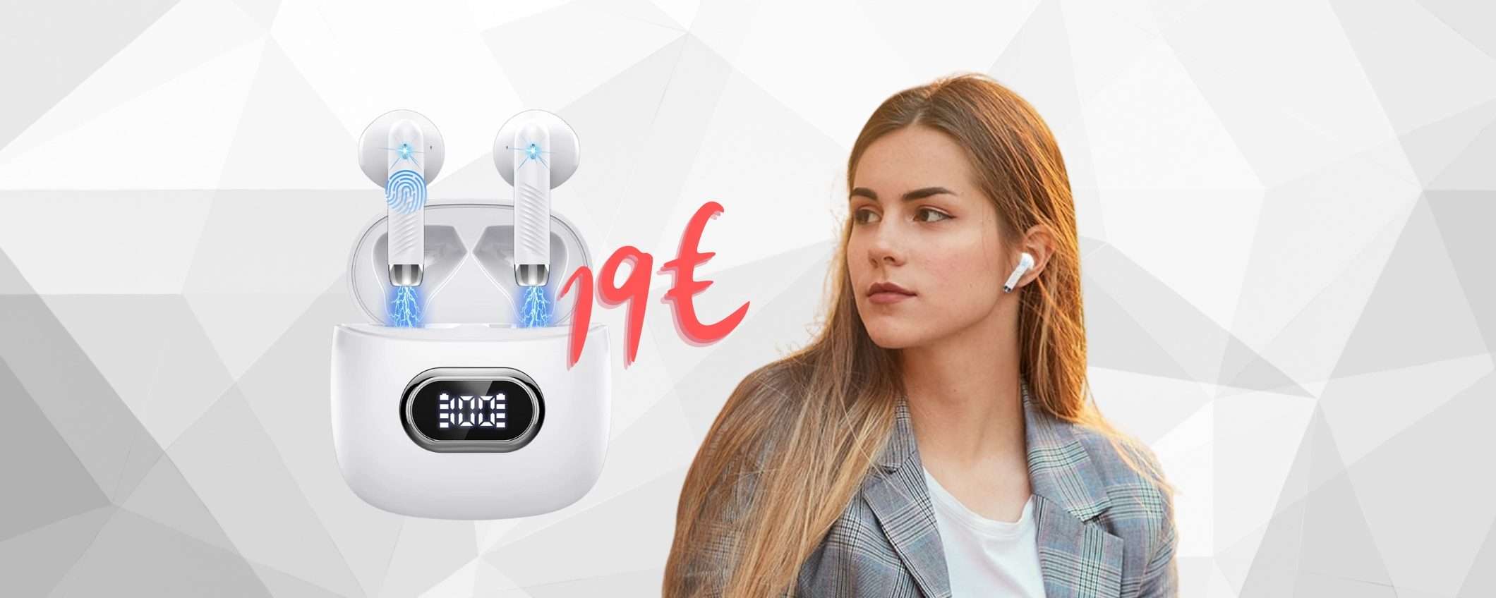 Oggi con MENO di 20€ puoi avere questi auricolari wireless (Amazon) Oggi con MENO di 20€ puoi avere questi auricolari wireless (Amazon)