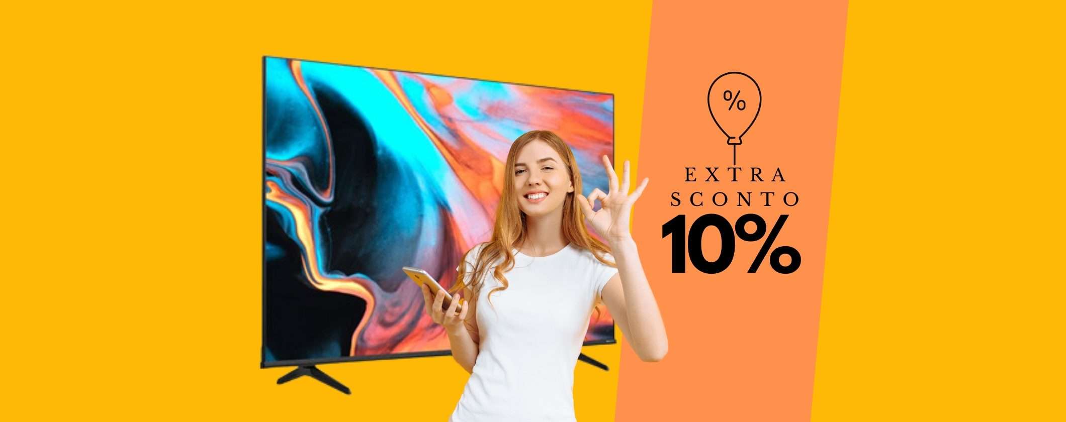 Monclick Special TV: scopri il codice con cui ottieni un EXTRA sconto 10% Monclick Special TV: scopri il codice con cui ottieni un EXTRA sconto 10%