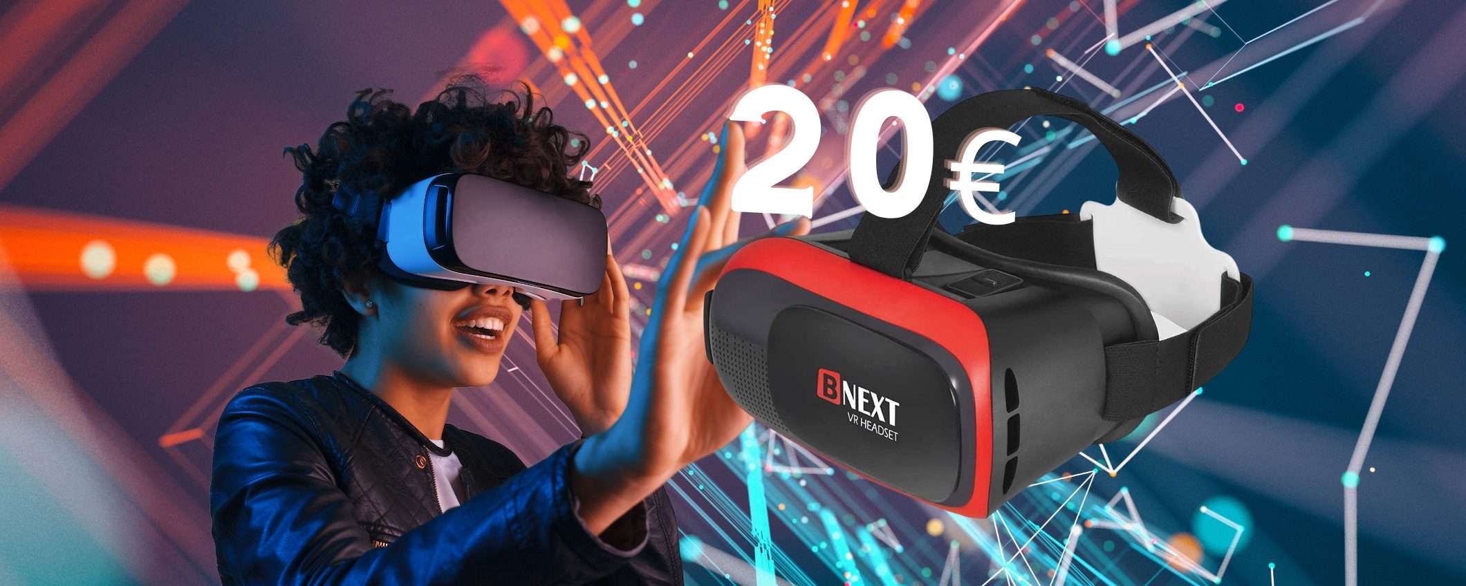 Occhiali VR per giochi e film: con 20€ tutto diventa reale (Amazon) Occhiali VR per giochi e film: con 20€ tutto diventa reale (Amazon)