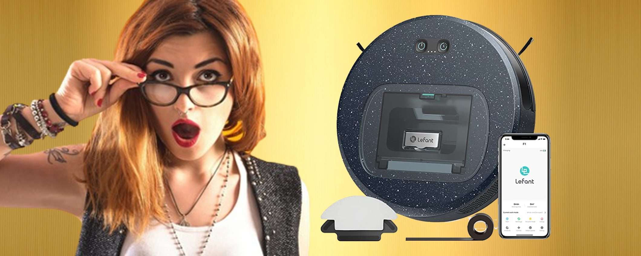 Robot per pavimenti super sottile e potente: DOPPIO SCONTO su Amazon Robot per pavimenti super sottile e potente: DOPPIO SCONTO su Amazon