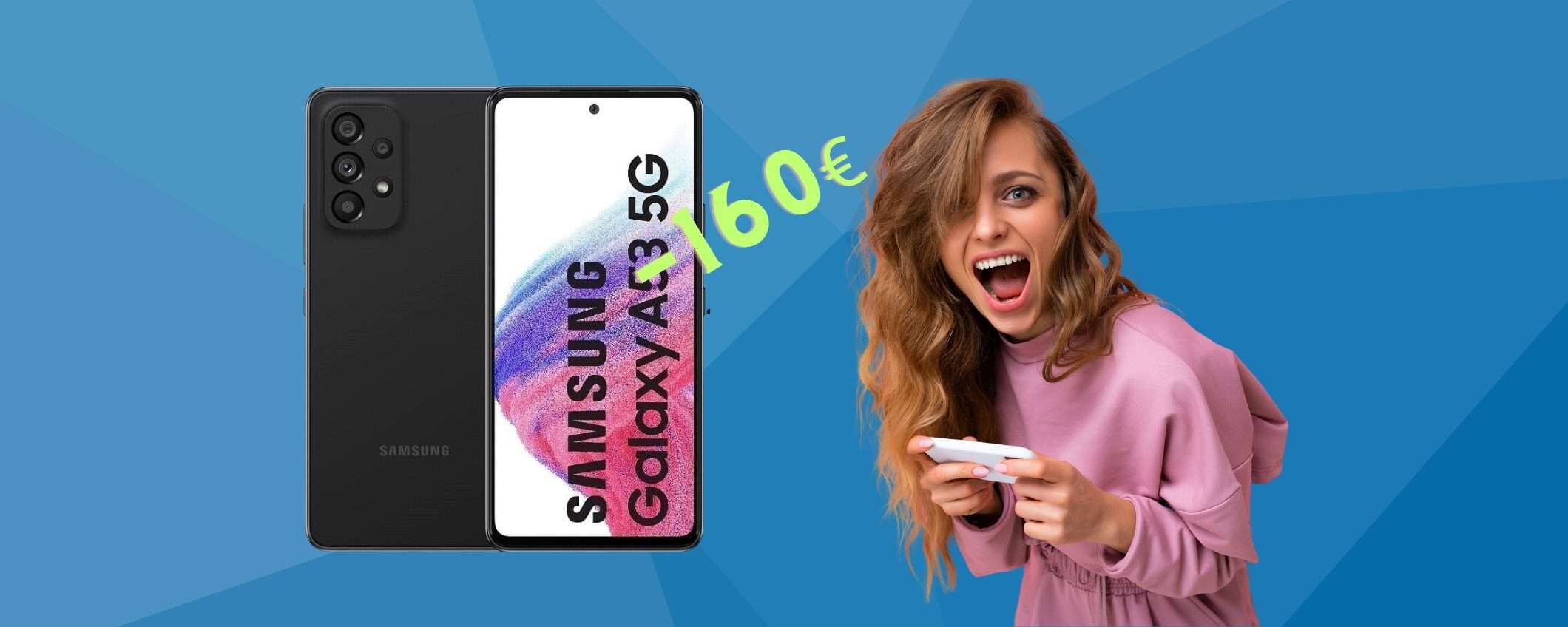 Samsung Galaxy A53: che PREZZONE su eBay, adesso a 160€ in MENO Samsung Galaxy A53: che PREZZONE su eBay, adesso a 160€ in MENO