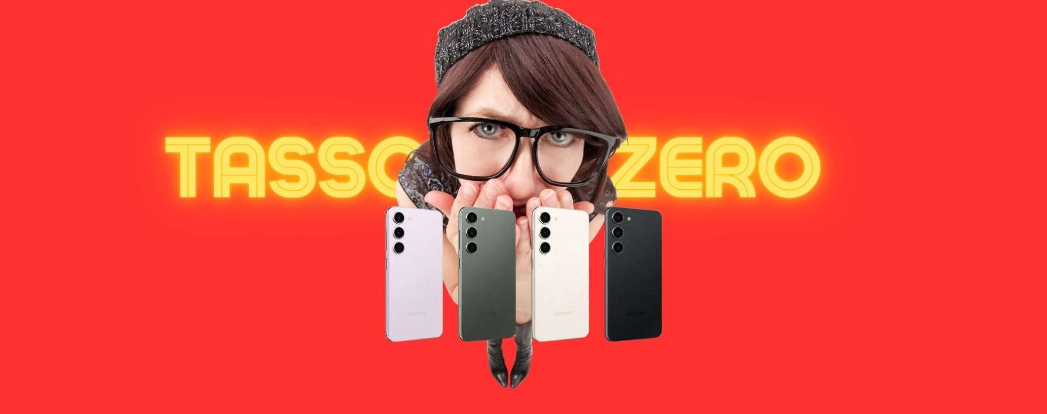 Samsung Galaxy S23: da 42€ al mese a Tasso Zero su MediaWorld Samsung Galaxy S23: da 42€ al mese a Tasso Zero su MediaWorld