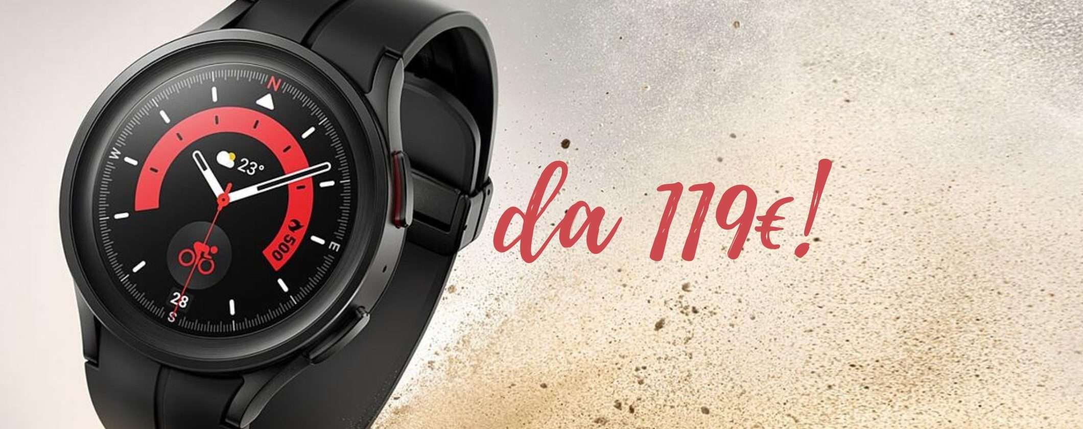 Samsung Galaxy Watch5 Pro da 119€ a Tasso Zero su Monclick