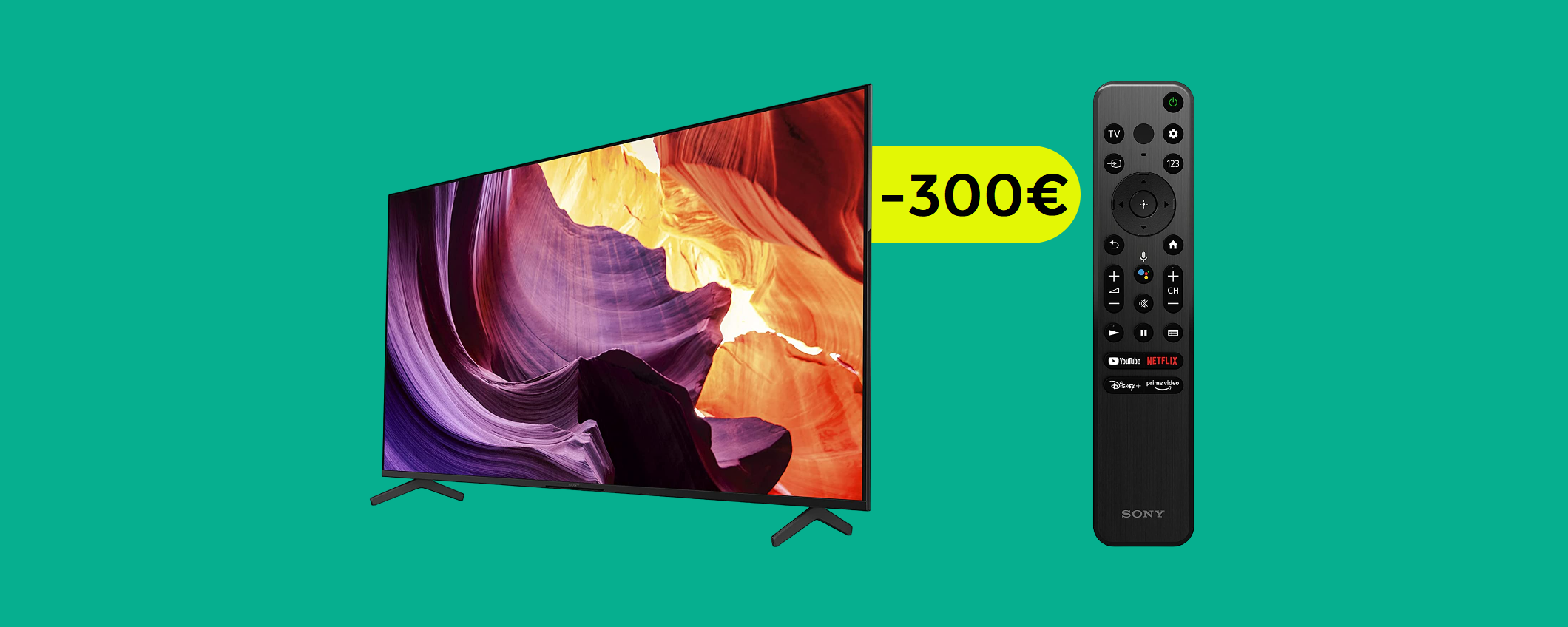 Smart TV 4K Sony Bravia da 43'' al prezzo più basso in assoluto (-300€) Smart TV 4K Sony Bravia da 43'' al prezzo più basso in assoluto (-300€)