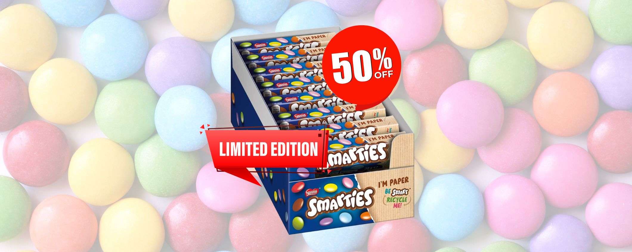 Fai scorta di SMARTIES: 24 tubi golosi a metà prezzo su Amazon Fai scorta di SMARTIES: 24 tubi golosi a metà prezzo su Amazon