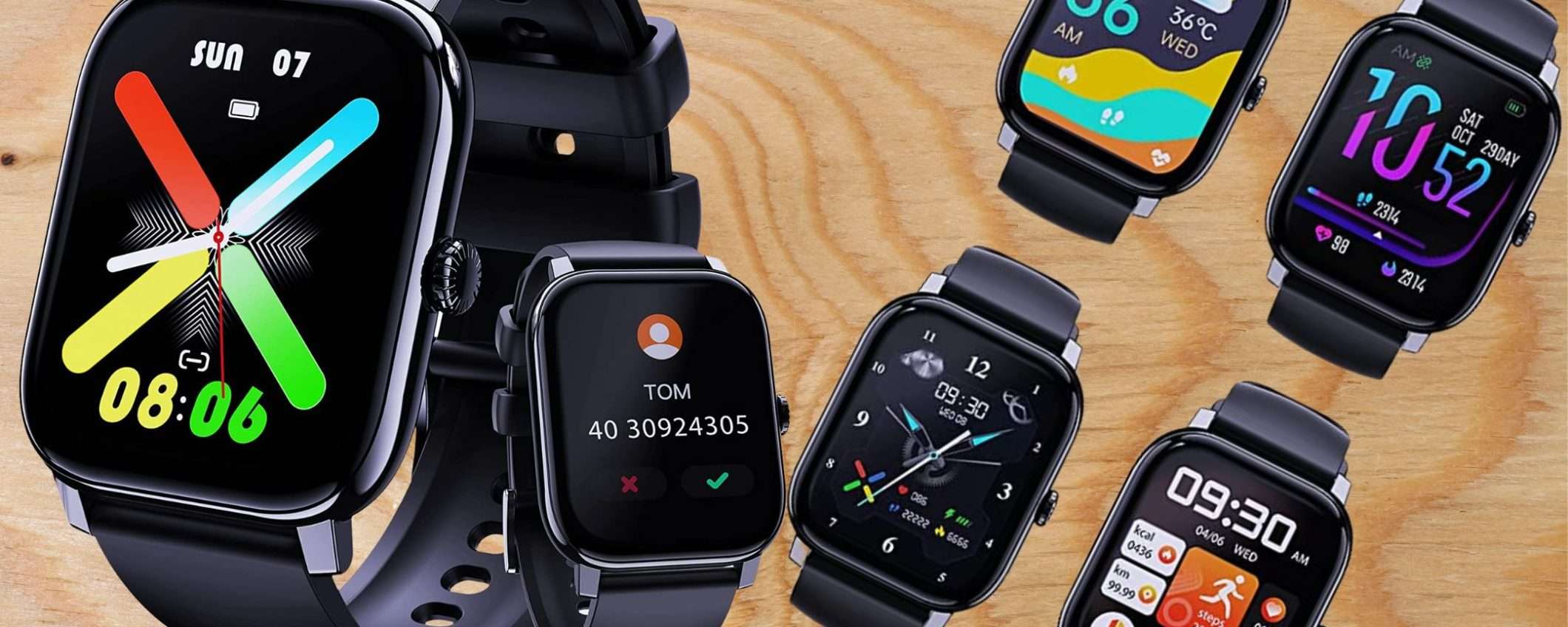 Uno smartwatch PAZZESCO a 24€: telefonate dal polso, schermo enorme (-64%) Uno smartwatch PAZZESCO a 24€: telefonate dal polso, schermo enorme (-64%)