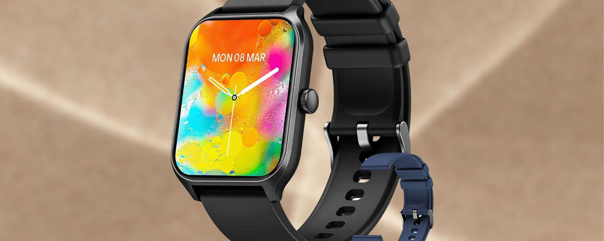 Smartwatch ASSURDO a 37€: display AMOLED gigante, telefonate, salute e sport Smartwatch ASSURDO a 37€: display AMOLED gigante, telefonate, salute e sport
