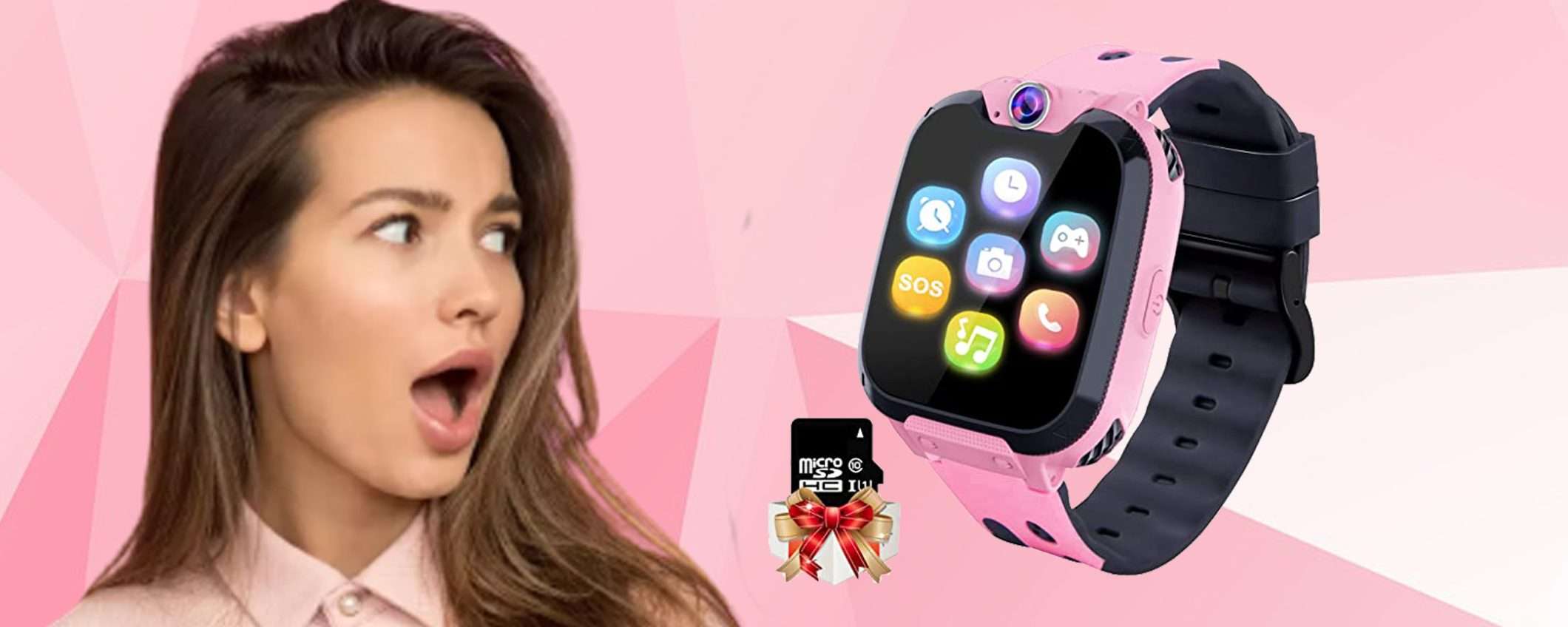 Smartwatch per bambini con fotocamera: SCONTO TOP su Amazon (-35%) Smartwatch per bambini con fotocamera: SCONTO TOP su Amazon (-35%)