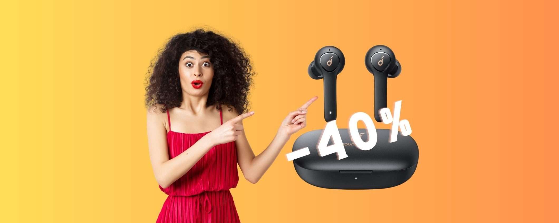 Soundcore Life P2: auricolari wireless in SCONTO del 40% su Amazon Soundcore Life P2: auricolari wireless in SCONTO del 40% su Amazon