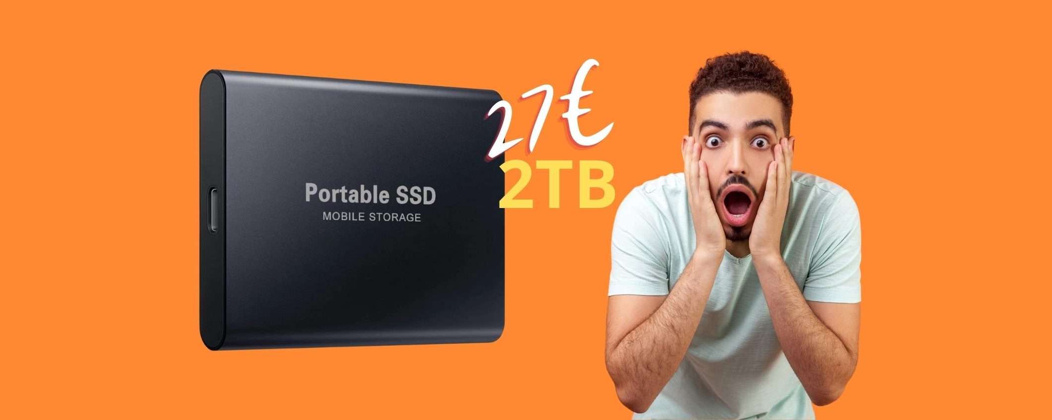 SSD da 2TB a 27€ è una cosa da NON CREDERE, solo su Amazon SSD da 2TB a 27€ è una cosa da NON CREDERE, solo su Amazon