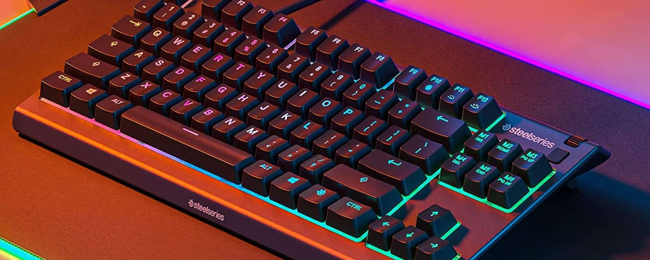 SteelSeries Apex 3 TKL, la tastiera PRO da GAMING sprofonda su Amazon SteelSeries Apex 3 TKL, la tastiera PRO da GAMING sprofonda su Amazon