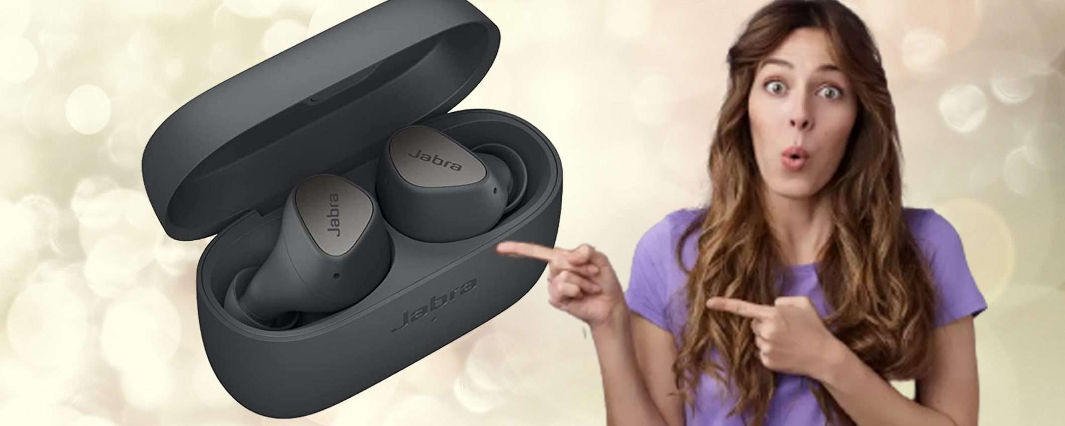 Straordinarie cuffie Bluetooth Jabra Elite 3: scontate del 38% su Amazon Straordinarie cuffie Bluetooth Jabra Elite 3: scontate del 38% su Amazon