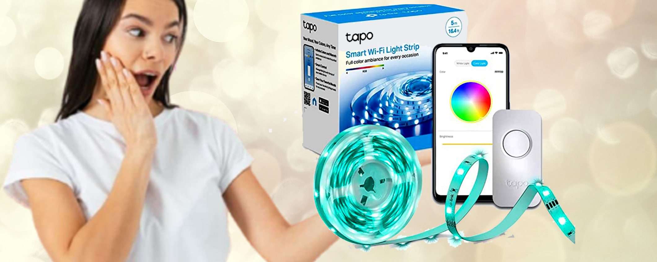 Striscia LED multicolore: imperdibile a questo prezzo su Amazon (-33%) Striscia LED multicolore: imperdibile a questo prezzo su Amazon (-33%)