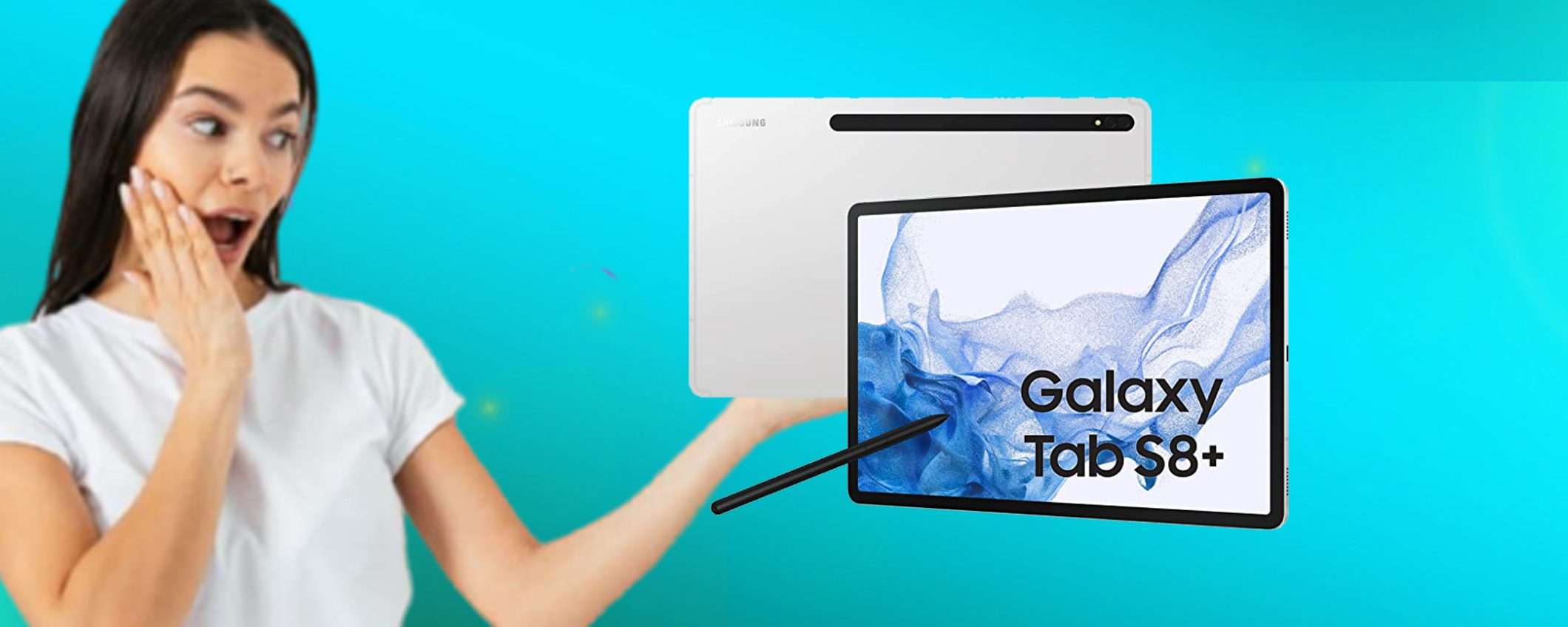 Tablet Samsung Galaxy Tab S8+: sconto BOMBA su Amazon (-26%) Tablet Samsung Galaxy Tab S8+: sconto BOMBA su Amazon (-26%)
