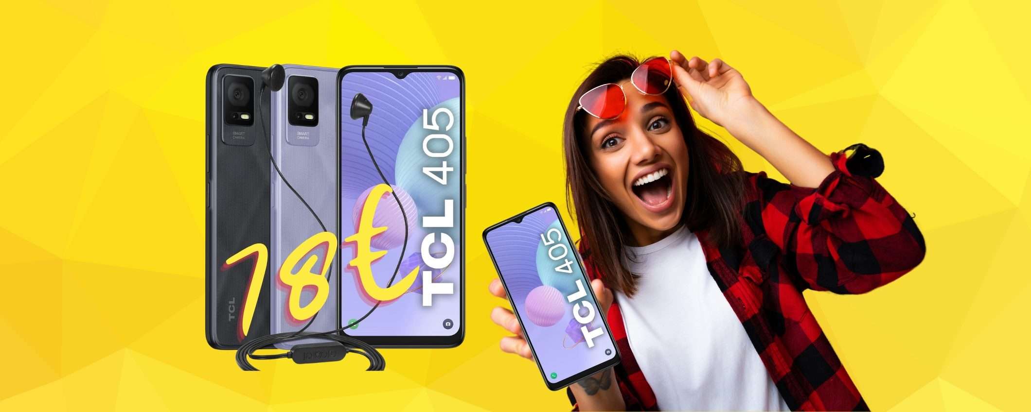 TCL 405: ecco uno smartphone SUPER ECONOMICO, solo 78€ ed è tuo TCL 405: ecco uno smartphone SUPER ECONOMICO, solo 78€ ed è tuo