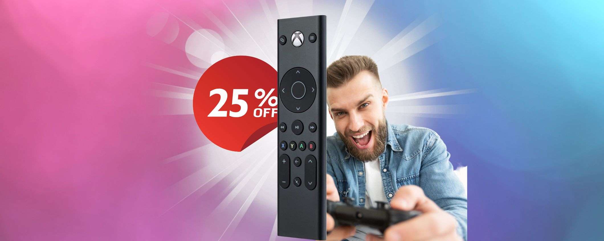 RIVOLUZIONA il tuo gaming: scopri il telecomando per Xbox One (-24%) RIVOLUZIONA il tuo gaming: scopri il telecomando per Xbox One (-24%)