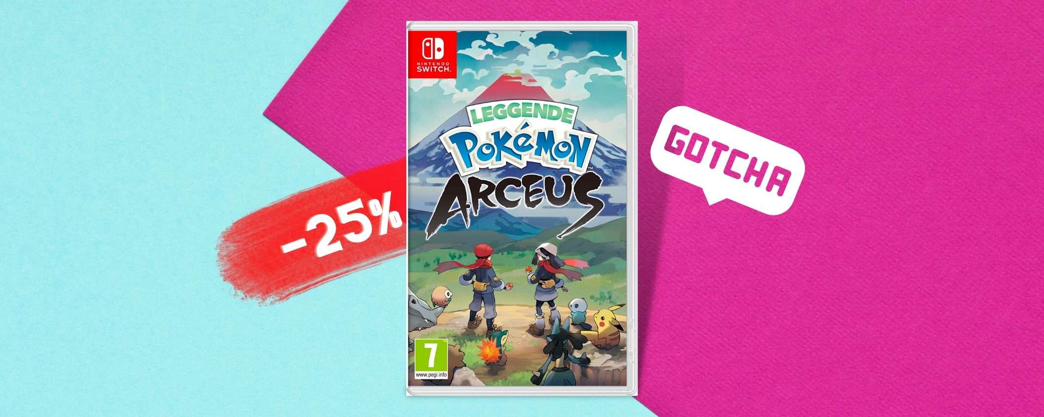 Pokémon: Arceus, parti all'avventura su Switch al prezzo MINIMO Pokémon: Arceus, parti all'avventura su Switch al prezzo MINIMO