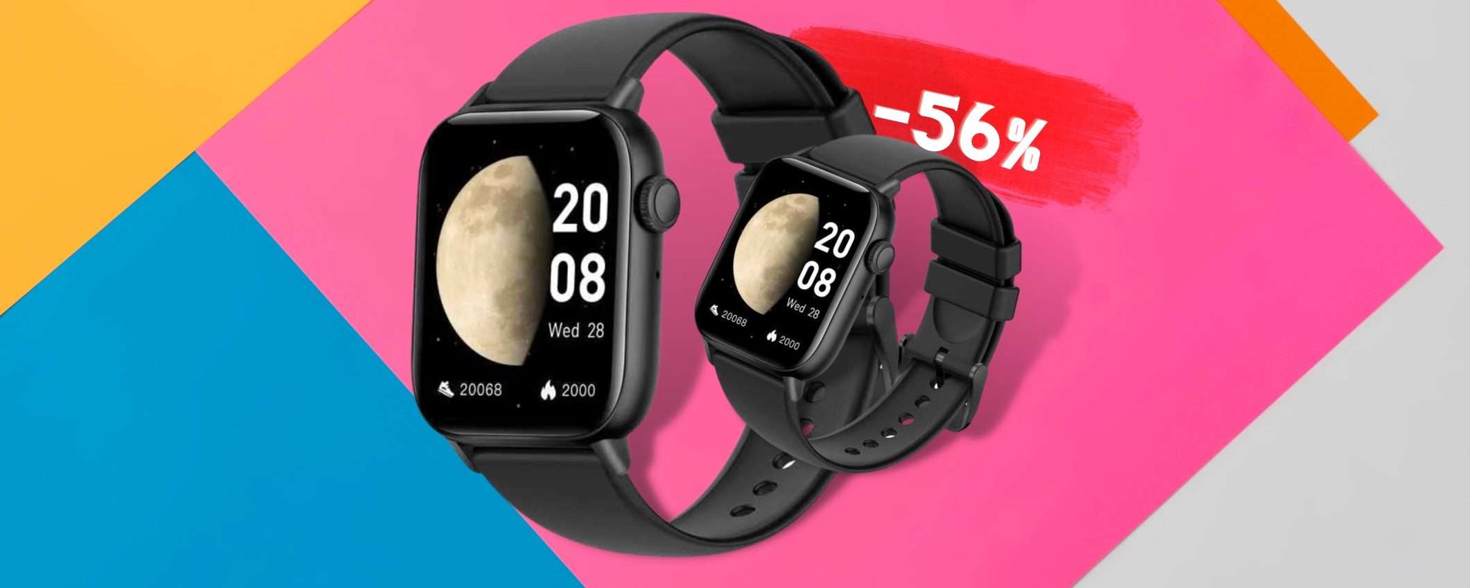 Tieni sotto controllo lo stato di salute con questo Smartwatch (-56%) Tieni sotto controllo lo stato di salute con questo Smartwatch (-56%)