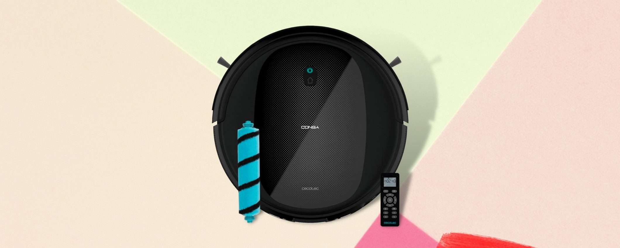 Robot aspirapolvere da 160 minuti: lava anche i pavimenti a soli 100€ Robot aspirapolvere da 160 minuti: lava anche i pavimenti a soli 100€