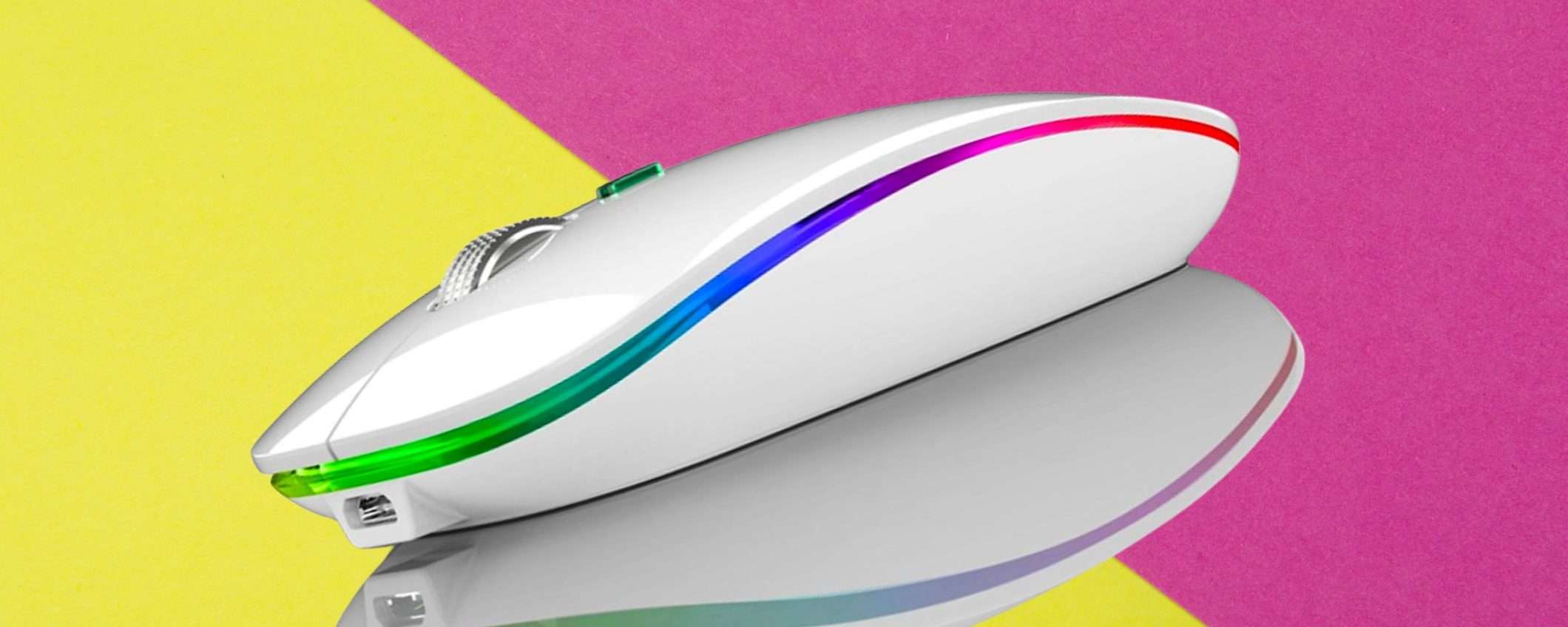Mouse wireless EXTRA comodo, connessione Bluetooth + 2.4G Mouse wireless EXTRA comodo, connessione Bluetooth + 2.4G