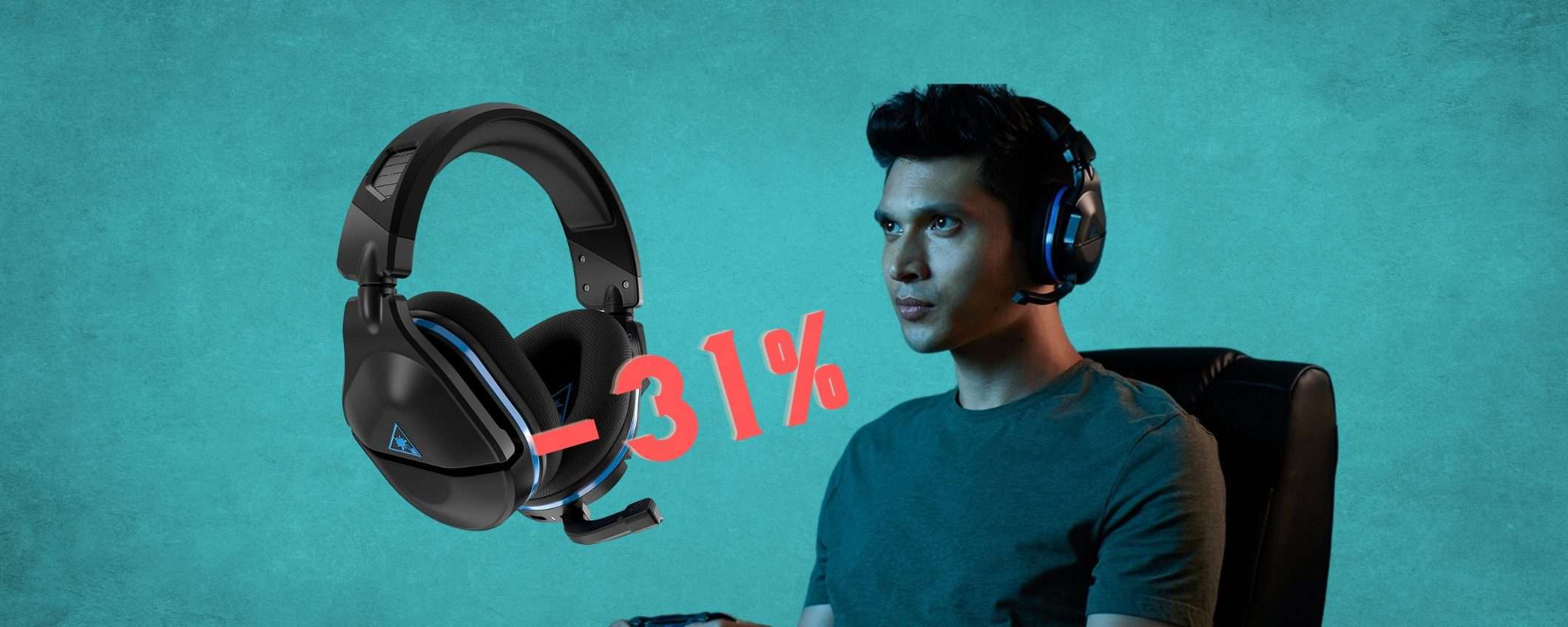 Turtle Beach Stealth 600: cuffie Gaming wireless per PS4, PS5 e PC (31%) Turtle Beach Stealth 600: cuffie Gaming wireless per PS4, PS5 e PC (31%)