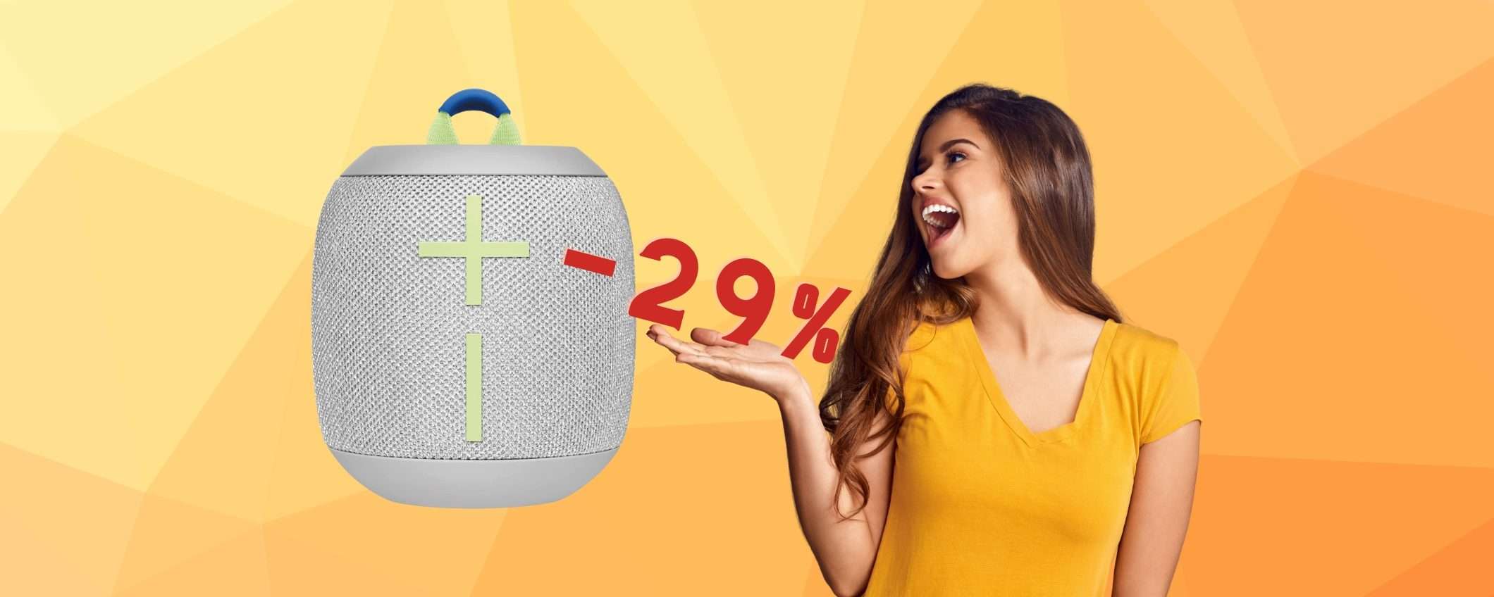 Ultimate Ears Wonderboom 3: speaker impermeabile e galleggiante al 29% Ultimate Ears Wonderboom 3: speaker impermeabile e galleggiante al 29%