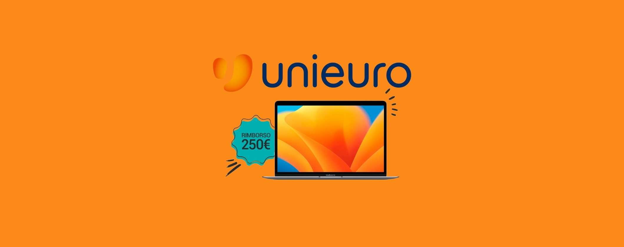 Unieuro Passa a Mac: fino a 250€ di RIMBORSO con un nuovo Mac Unieuro Passa a Mac: fino a 250€ di RIMBORSO con un nuovo Mac