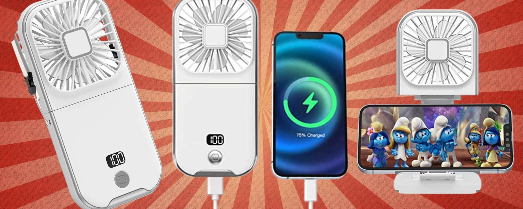 Powerbank, supporto smartphone e ventilatore: Amazon sforna GENIALATE (14€) Powerbank, supporto smartphone e ventilatore: Amazon sforna GENIALATE (14€)
