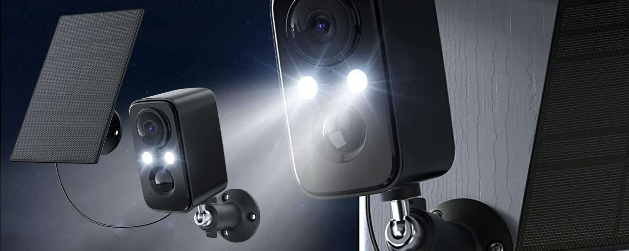 Videocamera con pannello solare a 39€: SICUREZZA 100% wireless, prezzo SHOCK Videocamera con pannello solare a 39€: SICUREZZA 100% wireless, prezzo SHOCK
