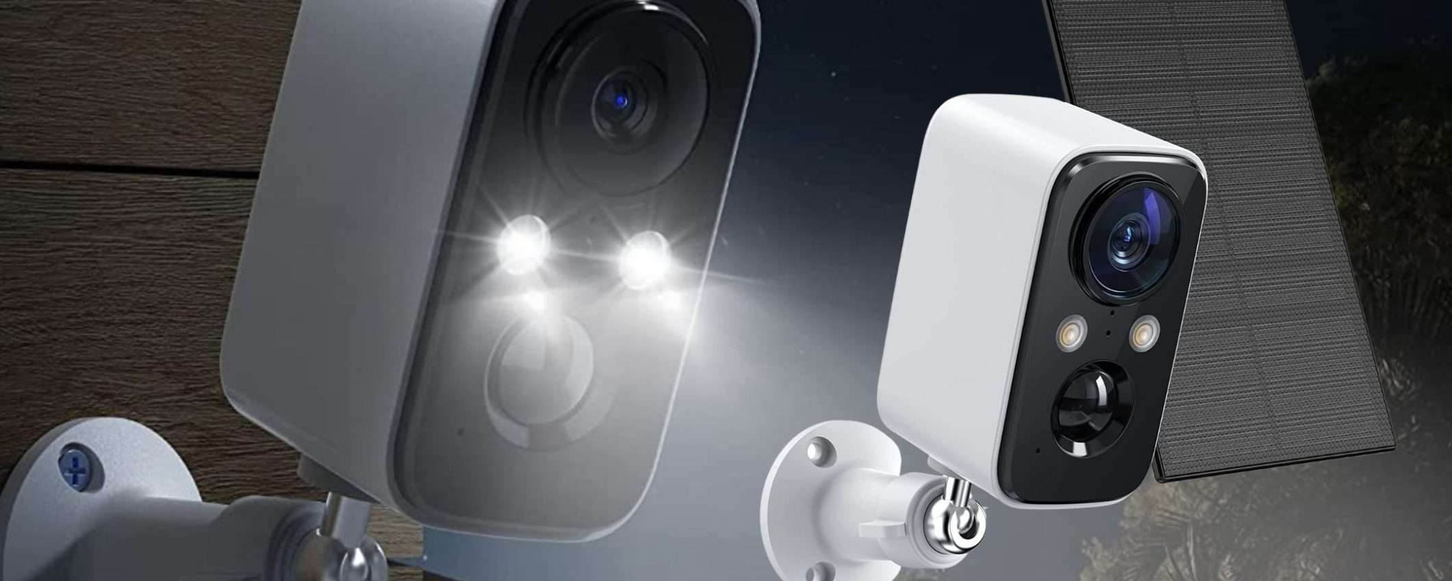Videocamera di sicurezza wireless con pannello solare: kit a prezzo BOMBA (39€) Videocamera di sicurezza wireless con pannello solare: kit a prezzo BOMBA (39€)