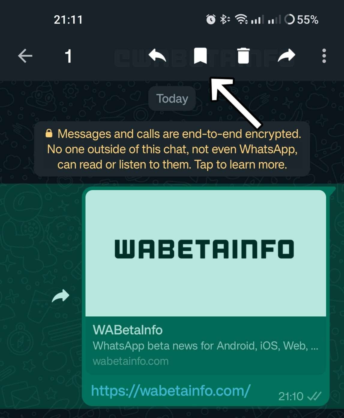 whatsapp_segnalibro_messaggi_effimeri