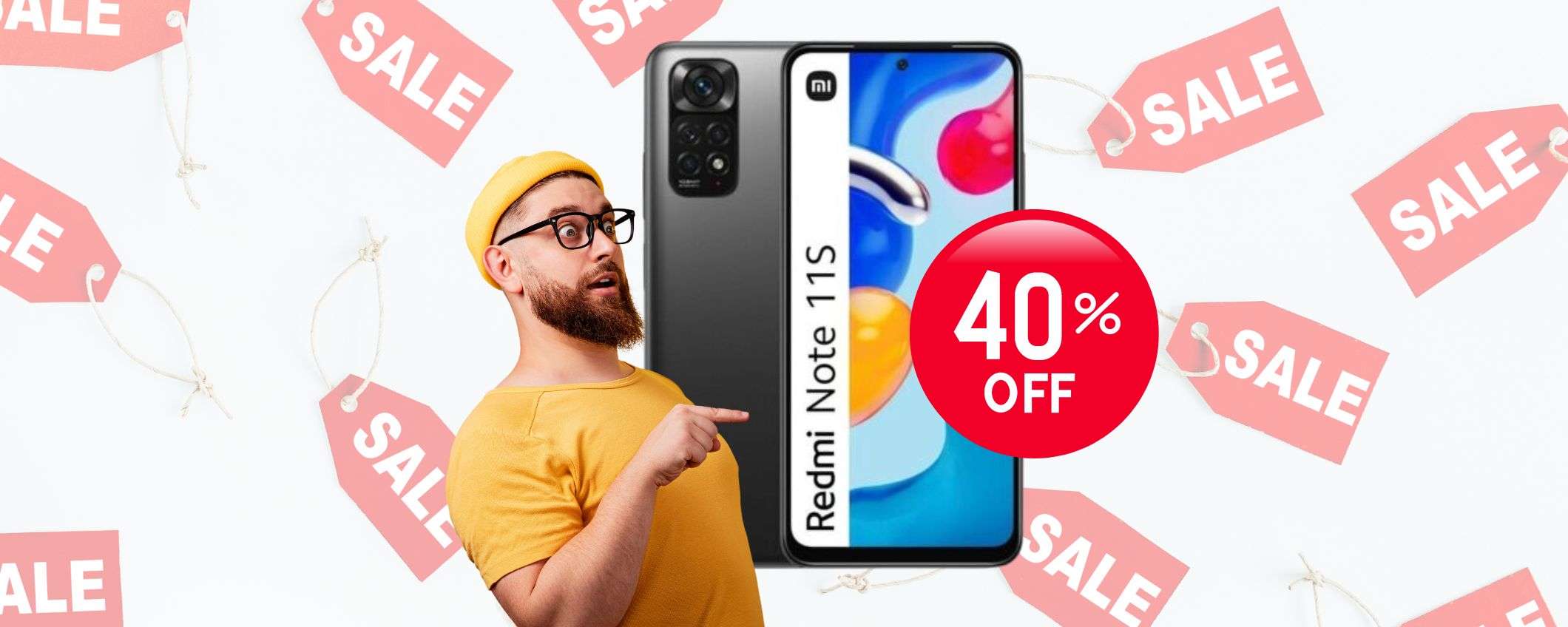 SOLO oggi: risparmia 120€ su eBay per Xiaomi Redmi Note 11S (-40%) SOLO oggi: risparmia 120€ su eBay per Xiaomi Redmi Note 11S (-40%)