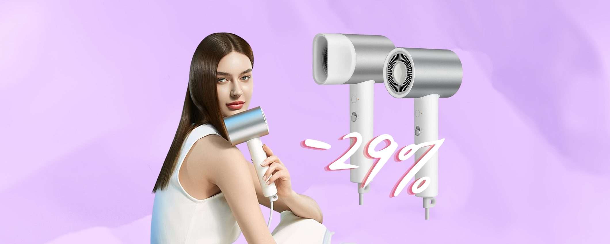 Xiaomi Water Ionic Hair Dryer H500: phon PAZZESCO al 29% in MENO Xiaomi Water Ionic Hair Dryer H500: phon PAZZESCO al 29% in MENO