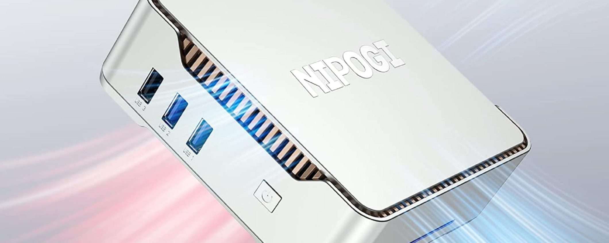 Mini PC NiPoGi GK3 PRO: prezzo FOLLE su Amazon con doppia promozione