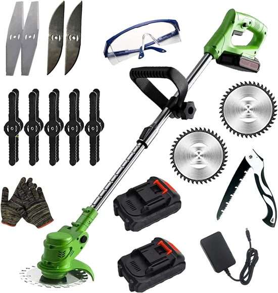 Tagliaerba wireless, 2 batterie e accessori prezzo TOSATO su Amazon (87€)