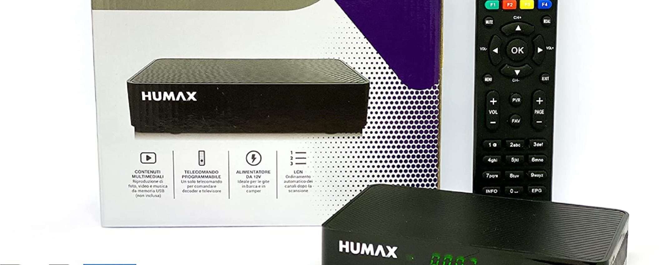 Decoder Digitale Terrestre Humax: lo sconto del 46% lo rende un vero affare Decoder Digitale Terrestre Humax: lo sconto del 46% lo rende un vero affare