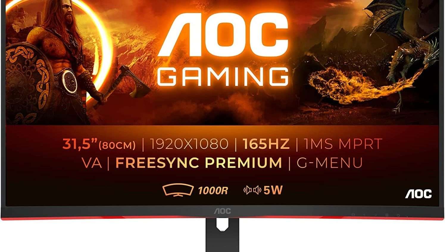 AOC Gaming C32G2AE: 31,5 pollici, 165Hz e curvatura 1500R in sconto su Amazon AOC Gaming C32G2AE: 31,5 pollici, 165Hz e curvatura 1500R in sconto su Amazon