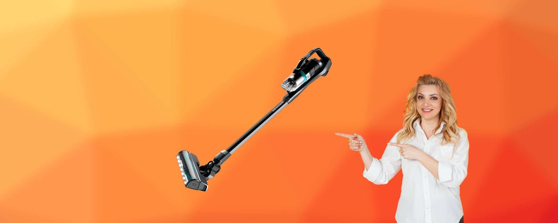 Aspirapolvere senza fili Bissell: PREZZO SBRICIOLATO su Amazon (-60%) Aspirapolvere senza fili Bissell: PREZZO SBRICIOLATO su Amazon (-60%)